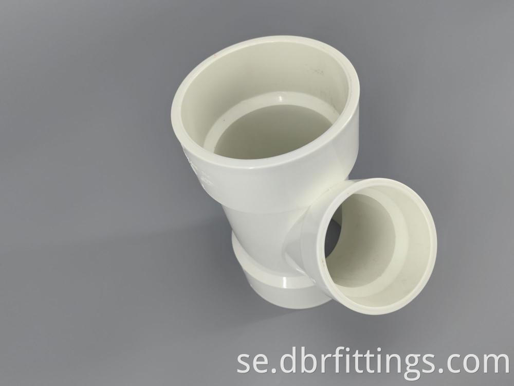 PVC Plumbing Pipe Fitting WYE